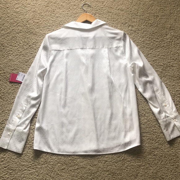 Vince Camuto Blouse Ivory Medium - Picture 4 of 5